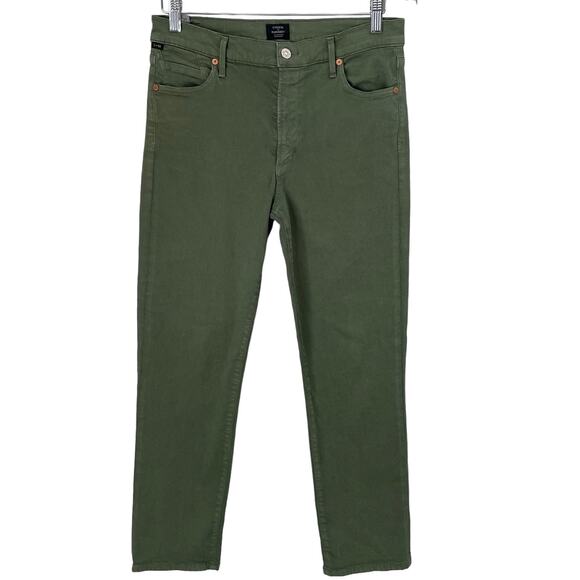 CITIZENS OF HUMANITY Cara High Rise Jeans Womens 31 Green - Picture 1 of 13